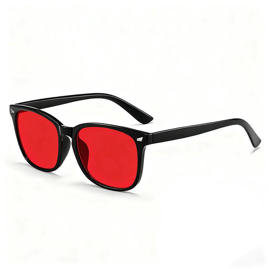 Blue Light Glasses Men Sleep Glasses for Blue Light Blocking Red Lens for Computer Gaming Reduce Eyestrain Bluelight Glasses