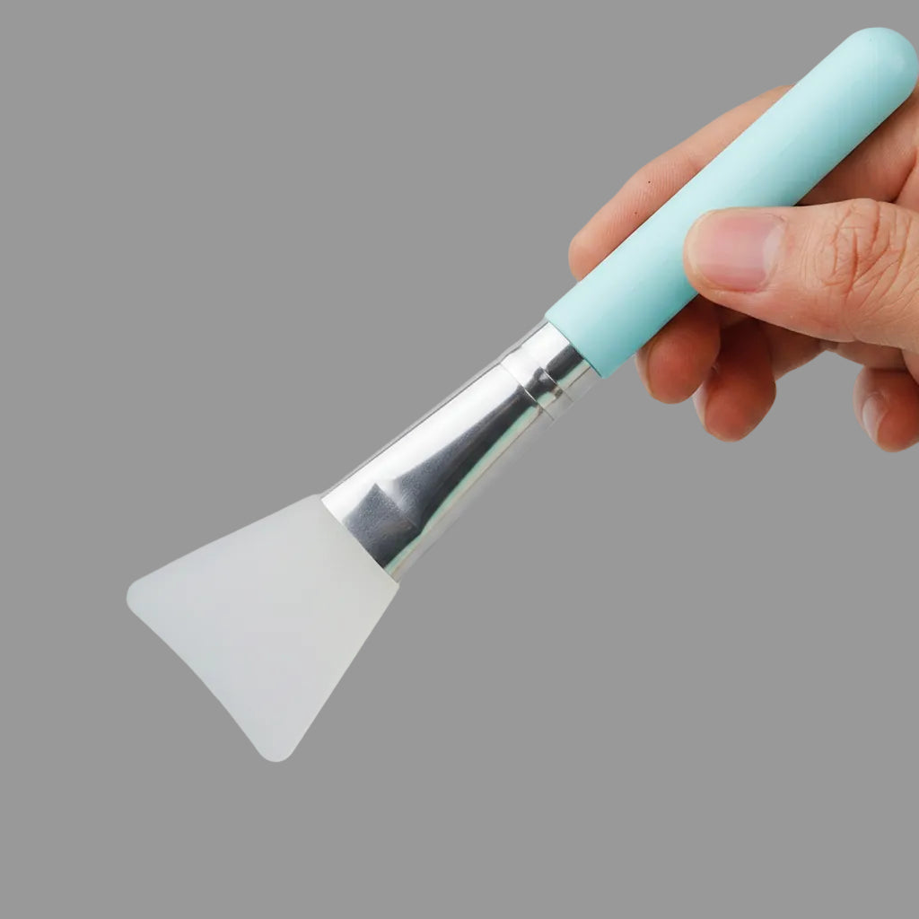 7Pcs Silicone Facial Mask Brush Face Skin Care Soft-Headed DIY Mud Film Adjusting Brush Inclined Tail Apply Face Beauty Tools